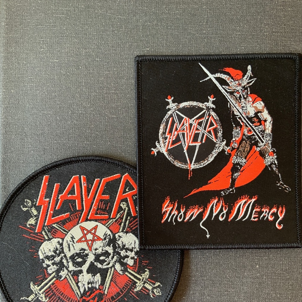 METAL | SLAYER 2018 tour patches
